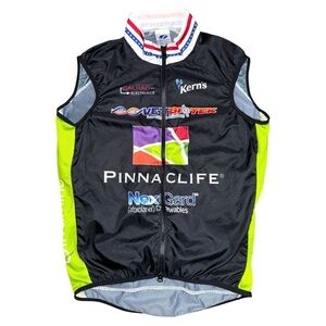 Mens No Sleve Blue Distance Cycling National Championship Jersey Size Small